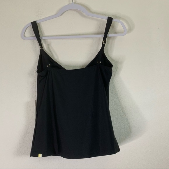 Summersalt Womens black cinch Tankini top swim 8 NEW - Picture 6 of 10